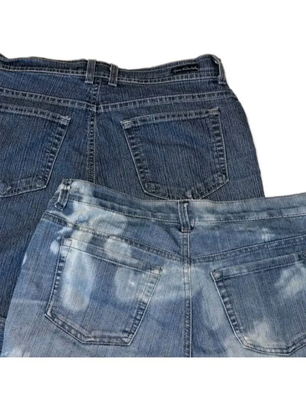 Gloria Vanderbilt Women's Size 12 Blue Amanda Jeans 32X30 Lot Of TWO